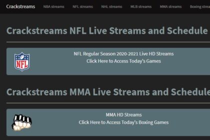 Crackstreams – Watch NFL, NBA, MMA, NFL Online