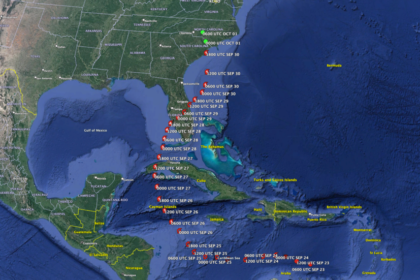 MAP: Tracking the path of Hurricane Ian